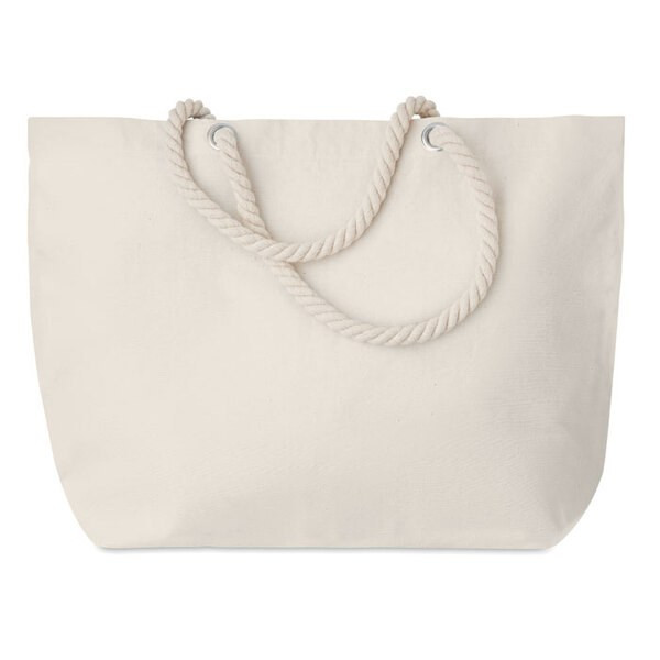 MENORCA Stylish Cotton Beach Bag with Cord Handles - GiftRetail MO9813