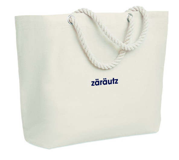 GiftRetail MO9813 - MENORCA Stylish Cotton Beach Bag with Cord Handles