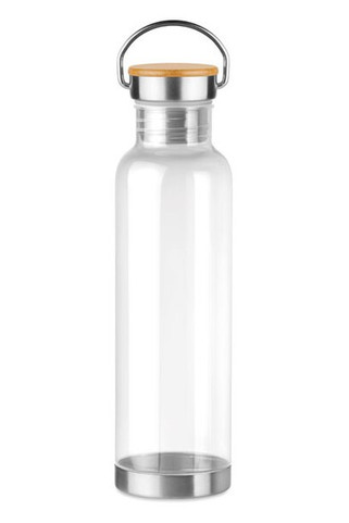 HELSINKI BASIC Eco-Friendly 800ml Tritan Bottle with Bamboo Lid - GiftRetail MO9850