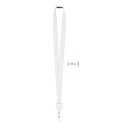 GiftRetail MO9852 - ZIP LANYARD Lanyard com porta cartão