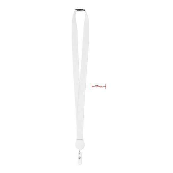 ZIP LANYARD Cordino con badge estraibile - GiftRetail MO9852