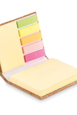 VISIONCORK Memoboekje kurk - GiftRetail MO9855