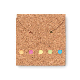GiftRetail MO9858 - FOLDCORK Notizblock-Set mit Kork