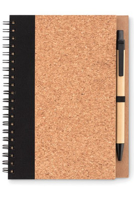 SONORA PLUSCORK Notizbuch mit Kork-Cover - GiftRetail MO9859