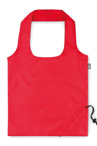 FOLDPET Eco-Friendly Foldable RPET Shopping Bag with Pouch - GiftRetail MO9861