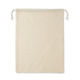 GiftRetail MO9865 - VEGGIE Sac réutilisable filet coton