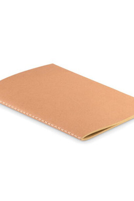 MID PAPER BOOK Eco-Friendly A5 Recycled Notebook with Plain Pages - GiftRetail MO9867