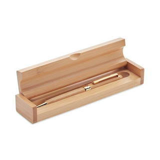 ETNA Eco-Friendly Bamboo Pen Gift Set with Box - GiftRetail MO9912
