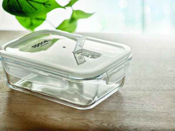 GiftRetail MO9923 - PRAGA LUNCHBOX Lunchbox aus Glas 900 ml