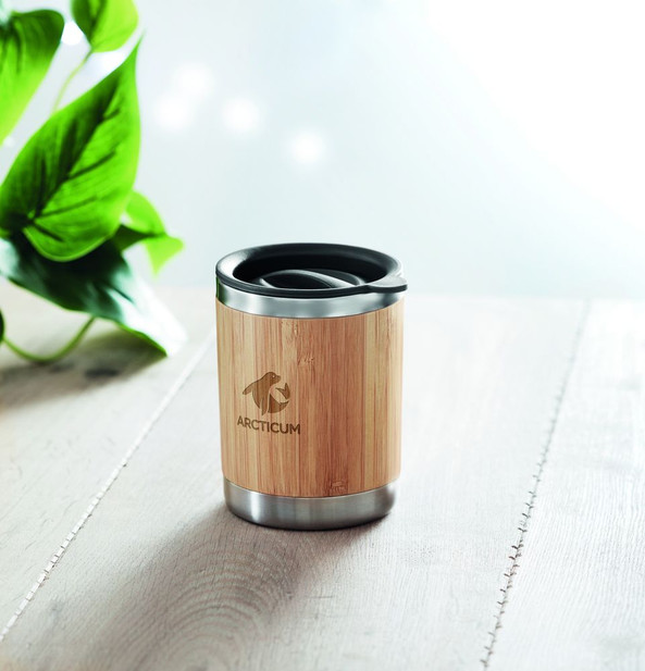 GiftRetail MO9937 - LOKKA Trinkbecher Bambus 250 ml