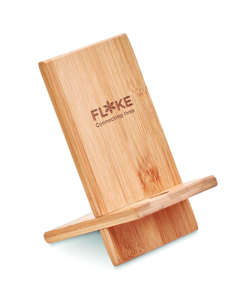 WHIPPY Eco-Friendly Bamboo Phone Stand for Home and Office