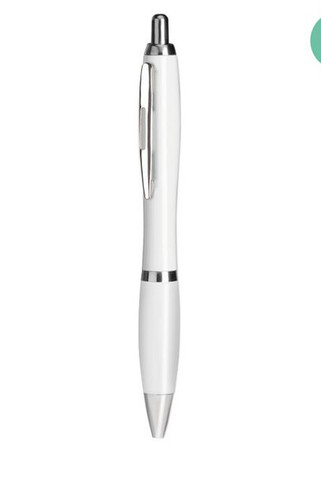 RIO CLEAN Antibacterial Nano Silver Blue Ink Ball Pen - GiftRetail MO9951