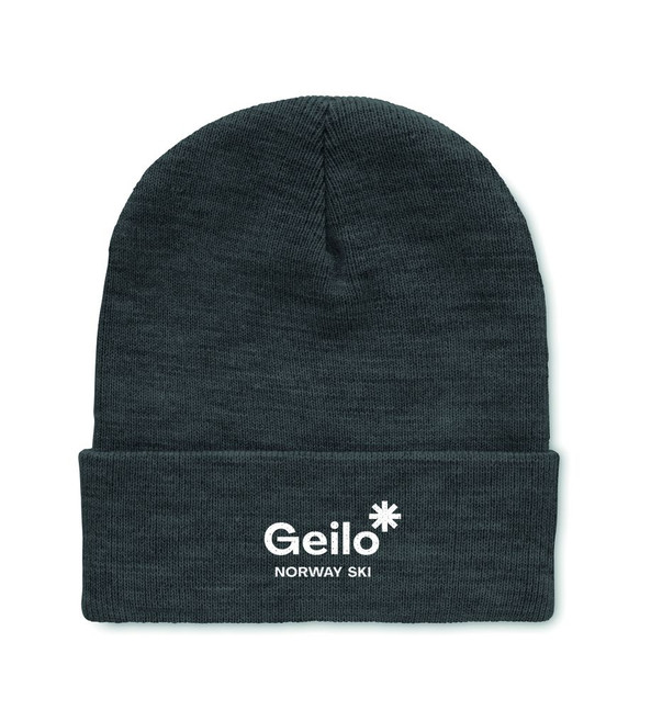 GiftRetail MO9965 - POLO RPET Eco-Friendly Unisex Knitted Beanie with Cuff