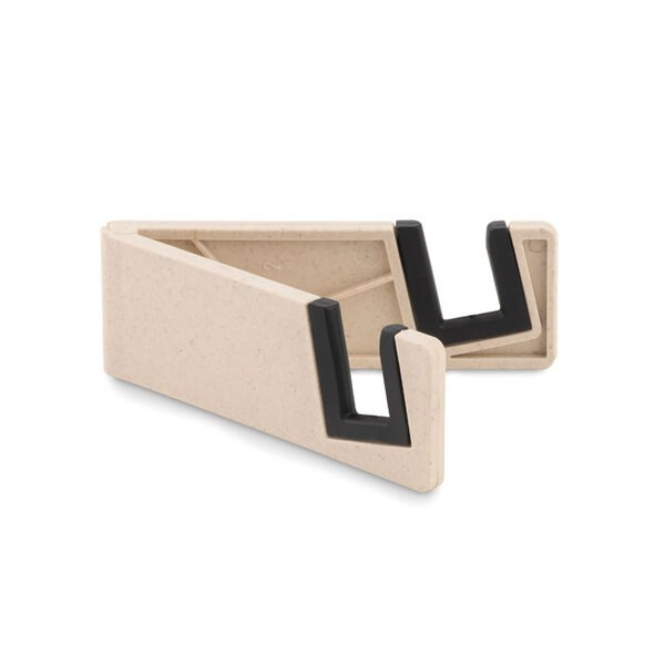 STANDOL Eco-Friendly Bamboo and ABS Mobile Phone Stand - GiftRetail MO9994