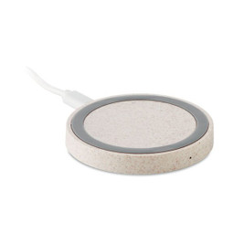 GiftRetail MO9996 - PLATO Eco-Friendly Wheat Straw Wireless Charger 5W