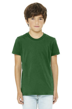 Bella+Canvas 3001Y - Remera para niños manga corta de cuello redondo Jersey 