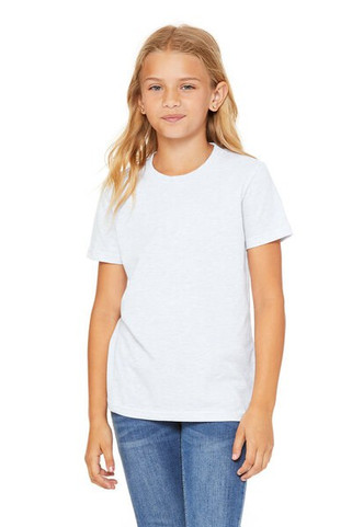 Bella+Canvas 3001Y - Remera para niños manga corta de cuello redondo Jersey
