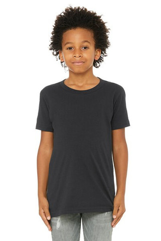 Bella+Canvas 3001Y - Remera para niños manga corta de cuello redondo Jersey