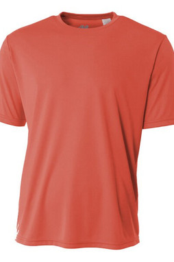 A4 N3142 - Mens Shorts Sleeve Cooling Performance Crew Shirt