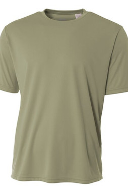 A4 N3142 - Mens Shorts Sleeve Cooling Performance Crew Shirt