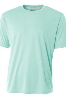 A4 N3142 - Mens Shorts Sleeve Cooling Performance Crew Shirt