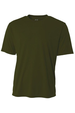 A4 N3142 - Mens Shorts Sleeve Cooling Performance Crew Shirt