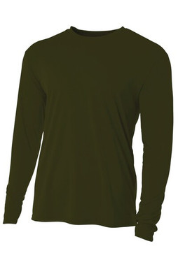 A4 N3165 - Long Sleeve Cooling Performance Crew Shirt