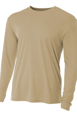 A4 N3165 - Long Sleeve Cooling Performance Crew Shirt