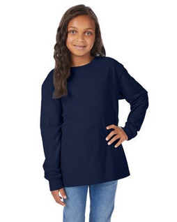 ComfortWash by Hanes GDH275 - Youth Crew Long-Sleeve T-Shirt