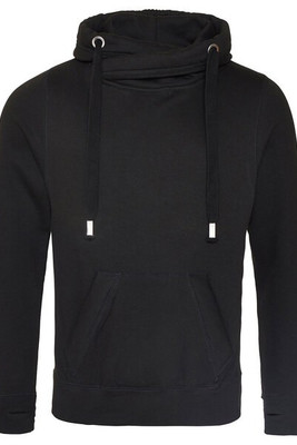 Just Hoods By AWDis JHA021 - Men's 80/20 Heavyweight Cross Over Neck Hooded Sweatshirt