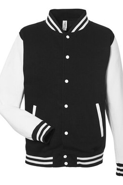 Just Hoods By AWDis JHA043 - Mens 80/20 Heavyweight Letterman Jacket