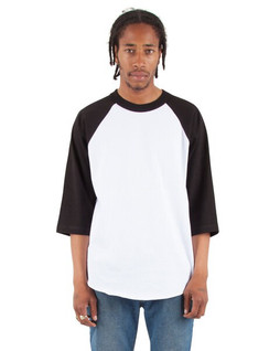 Shaka Wear SHRAG - Adult 6 oz., 3/4-Sleeve Raglan T-Shirt