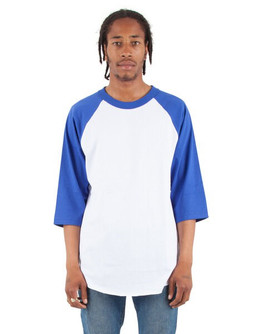 Shaka Wear SHRAG - Adult 6 oz., 3/4-Sleeve Raglan T-Shirt