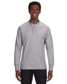 J. America JA8244 - Men's Vintage Brushed Jersey Henley