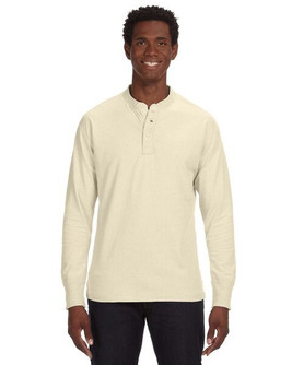 J. America JA8244 - Men's Vintage Brushed Jersey Henley