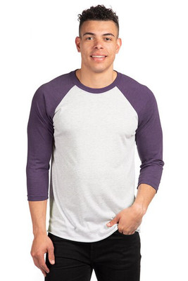 Next Level Apparel 6051 - Unisex Triblend 3/4-Sleeve Raglan
