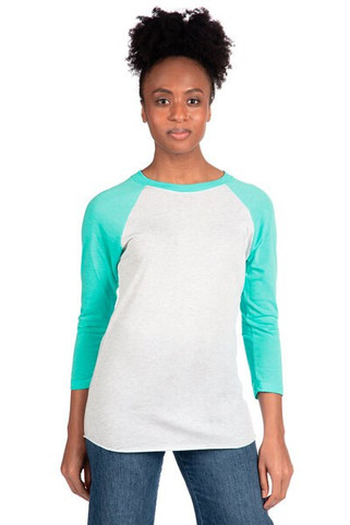 Next Level Apparel 6051 - Unisex Triblend 3/4-Sleeve Raglan