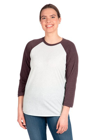 Next Level Apparel 6051 - Unisex Triblend 3/4-Sleeve Raglan