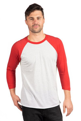 Next Level Apparel 6051 - Unisex Triblend 3/4-Sleeve Raglan