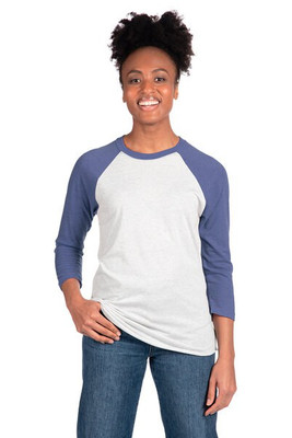 Next Level Apparel 6051 - Unisex Triblend 3/4-Sleeve Raglan