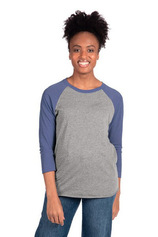 Next Level Apparel 6051 - Unisex Triblend 3/4-Sleeve Raglan