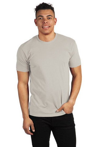 Next Level Apparel 6410 - Camiseta Suave de Algodón y Poliéster para Hombre