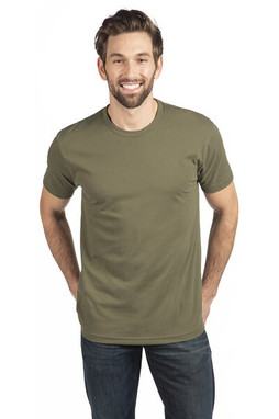 Next Level Apparel 6410 - Mens Premium Sueded Cotton Blend Crewneck Tee