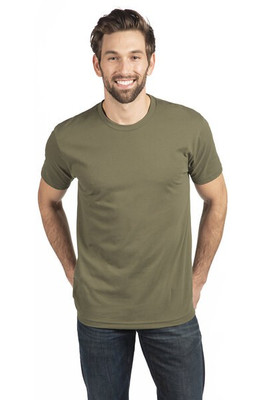 Next Level Apparel 6410 - Camiseta Suave de Algodón y Poliéster para Hombre