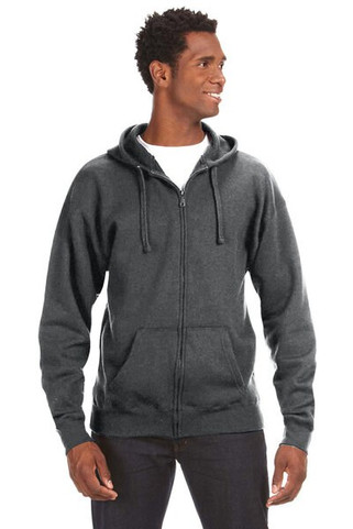 J. America JA8821 - Adult Premium Full-Zip Fleece Hooded Sweatshirt