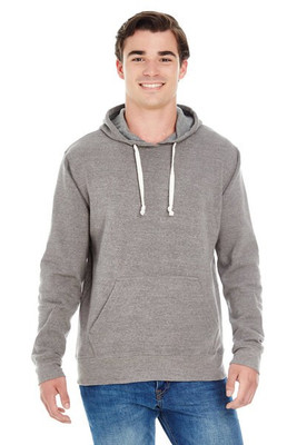 J. America JA8871 - Adult Triblend Pullover Fleece Hooded Sweatshirt