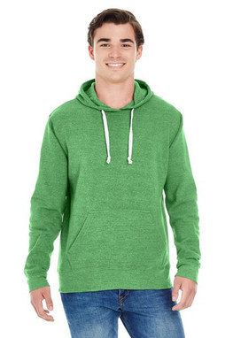 J. America JA8871 - Adult Triblend Pullover Fleece Hooded Sweatshirt