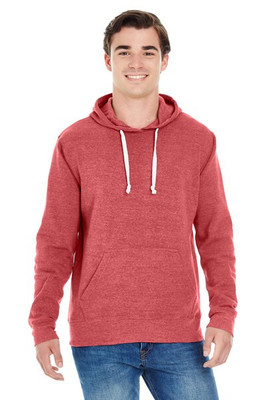 J. America JA8871 - Adult Triblend Pullover Fleece Hooded Sweatshirt