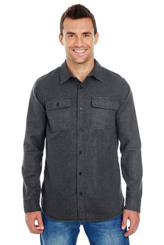 Burnside BU8200 - Mens Solid Flannel Shirt