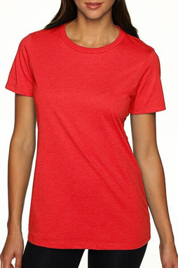 Next Level Apparel 6610 - Womens Premium Heathered Cotton Blend Tee